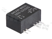 Converter DC/DC; 2W; 15V/-3V; 10.8-13.2V; +110mA/-100mA