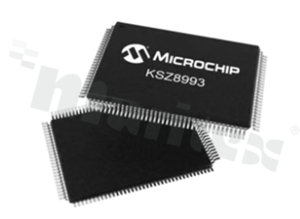 Układy scalone do sieci Ethernet; MICROCHIP; KSZ8993MI; 1.71 V - 1.89 V; 100 Mbps; 2-Wire, Ethernet, I2C, SPI; 3.4 mm