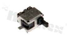 Przełącznik Tact Switch; THT; wymiary korpusu 6.3x3.7; h=9.5mm; kątowy; o sile nacisku 40gf; przycisk okrągły