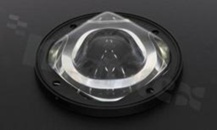 Soczewka do diod LED COB; kąt rozsyłu: asymetryczny ; ilość diod: 1; rozmiar: okrąg 90mm; wysokość: 20.7mm; rodzaj materiału: silikon; sposób mocowania: śruby