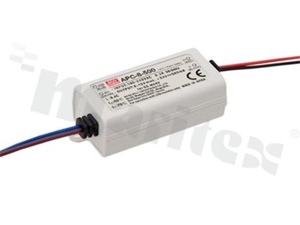 Zasilacz impulsowy; LED; 8W; 8-16V; 500mA; 90-264VAC; 127-370VDC; IP42
