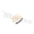 Listwa stykowa do PCB; w rastrze 2.54mm; 2x2 styków; montaż: SMD; żeńska; prosta; dwurzędowe, wysokosc 3.50mm