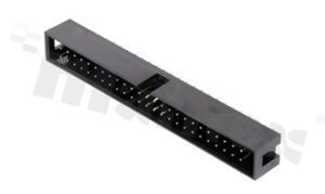 Złącze do PCB; w rastrze 2.54mm; 50-stykowe; montaż: THT; męskie; proste