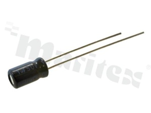 Electrolytic capacitor; 270uF; 25V; 105deg.C; 6.3x15 r=5mm; 20%; 2000h