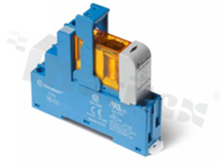 Interface relay; electromagnetic; contact rating current 10A; coil voltage 12VDC; 1 changeover contact SPDT; coil power 0.5W; 10A/250VAC, 10A/24VDC; screw terminals; DIN-Rail