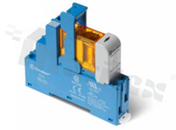 Przekaźnik interfejsowy; elektromagnetyczny; prąd znamionowy 10A; napięcie cewki 12VDC; pojedyńczy styk przełączny SPDT; moc cewki 0.5W; 10A/250VAC, 10A/24VDC; zaciski śrubowe; na szynę DIN