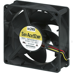 Fan; oil-proof; DC; 24VDC; 92x92x32mm; 2.8m3/min; 58.0dB.