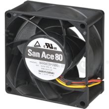Fan; DC; 24VDC; 80x80x38mm; 3.70m3/min; 69.0dB.