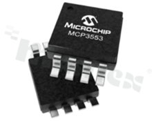 Przetworniki analogowo cyfrowe - ADC; MICROCHIP; MCP3553-E/MS; SPI, Serial; 2.7 V - 5.5 V; Surface Mount; 1