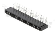 Złącze Non-ZIF do PCB; w rastrze 1.00mm; 28-stykowe; montaż: THT; poziome