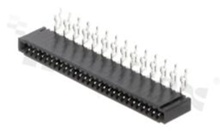 Non-ZIF connector for FFC/FPC; pitch 1.00mm; 28-contacts; THT; side entry