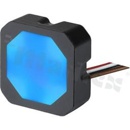 Capacitive switch; momentary; NO; mounting behind 2mm glass; dimensions 30×30×12.4mm; 230mm, 7-wire leads; RGB area illumination; LED without resistor; polarity-free MOSFET output; 5-28VDC supply; 2A, 40VAC/40VDC
