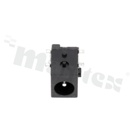 DC socket; male; angled; pin diameter 2.5mm; hole diameter 6.3mm; SMD