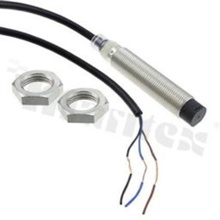 Proximity sensor; inductive; material: nickel-brass; length: 70mm; thread: M12; unshielded; sensing distance: 8mm; power supply: 10-30V DC; NPN-NO; cable: 2m