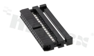 IDC connector; pitch 2.00mm; 30-contacts; female; for ribbon cable AWG#26-#28