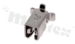 konektor płaski 6.4mm 0,5-0,8 mm, żeński, mosiądz, SMT