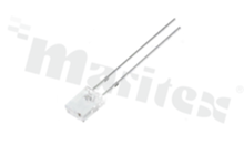 Dioda LED THT; 2x5mm; czerwono-zielona; czerwony typ. 624nm; typ. 70mcd/20mA; zielony typ. 573nm; typ. 13mcd/20mA; soczewka dyfuzyjna; 160 stopni; Lucky Light /1000 szt