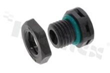  vent; thread M12*1.5; air permeability 1000ml/min; operating temperature -40 ~+ 125 C; black;with a nut; IP68; IP69k