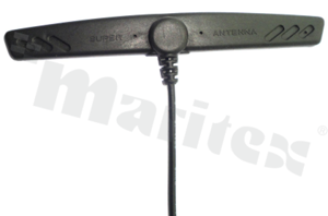 Antena; prostokątna; GSM; 824-2170MHz; 2.5dBi; VSWR<2.0; liniowa; RG174; custom; przyklejana; 126x16mm