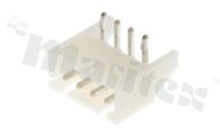 Header for PCB; pitch 2.50mm; 4-contacts; THT; male; side entry; 250V/3A