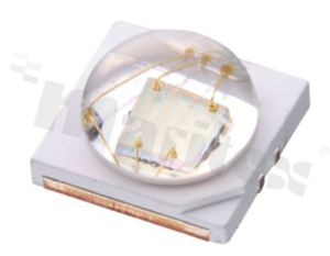 LED PK2N-3LBE-SD; SMD; obudowa 3535 PLCC2; niebieski; 455-475nm; 18.1-28lm/350mA; 2.85-3.85V; dyfuzyjna; 130 stopni; 3.45x3.44x1.9mm