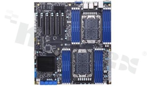 EATX Motherboard with Dual LGA4189 Socket 3rd Gen Intel Xeon Scalable Processors; Intel C627A; 4 PCIe x16; 2 PCIe x8; VGA; NVMe; and IPMI