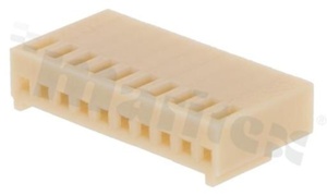 Korpus złącza kablowego; w rastrze 2.54mm; 10-stykowego; żeńskie; na przewód AWG#22-28; 250V/3A