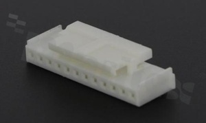 Crimp terminal housing; pitch 2.00mm; 12-contacts; female; applicable wire AWG#24-30