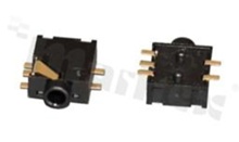 Jack socket; female; stereo; 2.5 mm; SMD