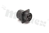Standard Connector circular; female; 45A; 600V; 10-12AWG; UL94V-0; IP67; IP69K