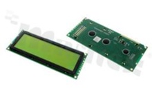 Display LCM; LCD character; 20x4 chars; STN positive yellow-green Y/G ; no backlight; view 06:00; additional font Cyrilica