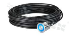 Przełącznik piezoelektryczny; monostabilny; O30mm; 1NO; bezpolaryzacyjny; przewód PUR 15m, 6×0,25mm2; podświetlenie pierścieniowe RGB; LED 5-28VDC; stal nierdzewna 1.4462; płaski przycisk; IP67/IP69K; IK02; 100mA, 42VAC/60VDC, 1W