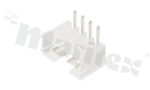 Złącze Kablowe do PCB; w rastrze 2.00mm; 4-stykowe; montaż THT; męskie; poziome; 100V/2A