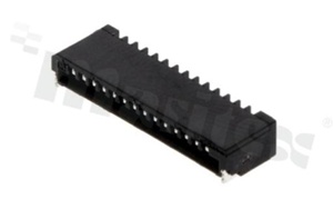 Non- ZIF connector for FFC/FPC; pitch 1.00mm; 14-contacts; SMD; side entry