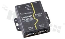 Przemysłowy serwer portów szeregowych z zasilaniem PoE; konwerter 2 x RS-232 do Ethernet; temp. pracy: 0+55 st.C; zasilanie 5...30VDC lub z PoE; montaż na ścianie (opcjonalnie na szynie DIN)