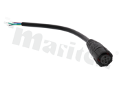 M16-5pin,female pin, cable connector, 5*20AWG UL2464 cable, cable length:160mm