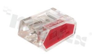 Installation quick splice; 2-way; spring clamp; wire cross section 0.5-2.5mm2;