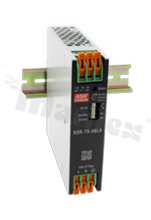 Power Supply; DIN; 74.88W; 12V; 6.24A; 85-305VAC; 80-431VDC