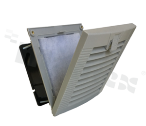 Fan guard; hinged louvered; 115V; 156x156x74.1mm; 106CFM; 3100RPM; 46.0dB.