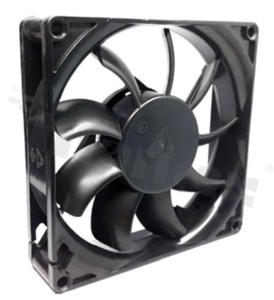 Fan; 12VDC; 100x100x25mm; 2.51m3/min; 40.6dB.