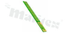 Antena; PCB; DAB; 174-1492MHz; 0.0dBi; VSWR<2.0; liniowa; dookólna; RG174; custom; przyklejana; 100x12.2x1mm