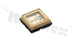 LED mid-power; SMD; 3535 PLCC2; UV-A; UV-C; UV-A:395-405nm; UV-C:270-280nm; UV-A:40-50mW/60mA; UV-C:8mW/60mA; UV-A:3.0-4.0V; UV-C:5.0-7.5V; water clear; 120 degrees; 3.5x3.5x1.4mm