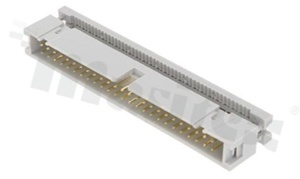 Złącze kablowe; w rastrze 2.54mm; 50-stykowe; meskie; do przewodu wstążkowego AWG#26-#28