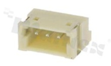 Header for PCB; pitch 1.50mm; 3-contacts; SMD; male; side entry; 50V/1A