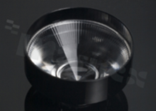 Lens for LED COB; angle: 6 to 18 degrees FWHM; Number of LEDs: 1; Dimensions: round 70mm; Height: 41.5mm; meterial: PMMA; PC; Fastening: socket