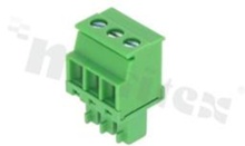 Listwa zaciskowa rozłączalna; w rastrze 3.81mm; 3-torowa żeńska; na przewód 1.5mm2 (28-16AWG); kierunek wtykania prostopadły do osi przewodów; styki z fosforobrązu; mosiężna klatka przewodu; UL 300V/10A