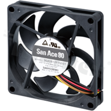 Fan; DC; 24VDC; 80x80x15mm; 1.44m3/min; 41.0dB.