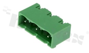 Listwa zaciskowa rozłączalna; w rastrze 7.50mm; 3-torowa; męska; pionowa; zabudowana; UL 300V/15A; TUV:400V/20A