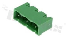 Pluggable terminal block; pitch 7.50mm; 3-ways; male; vertical pin header; closed type; UL 300V/15A; TUV:320V/20A