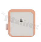 Antenna; patch; GNSS; 1559-1606MHz; -3.1dBi; VSWR<4.89; RHCP; directional; pin; 25x25x2mm